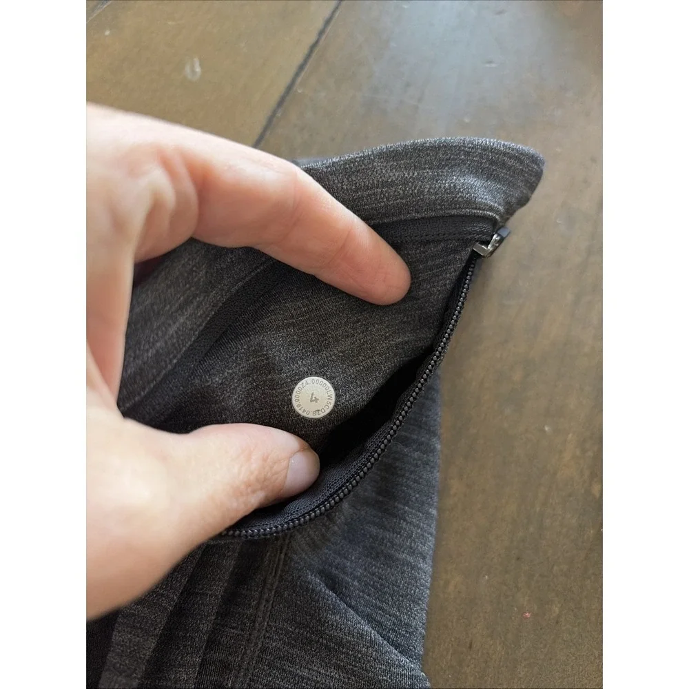 Lululemon‎ Speed Up Tight Leggings Womens Size 4 Heathered Black Running Yoga